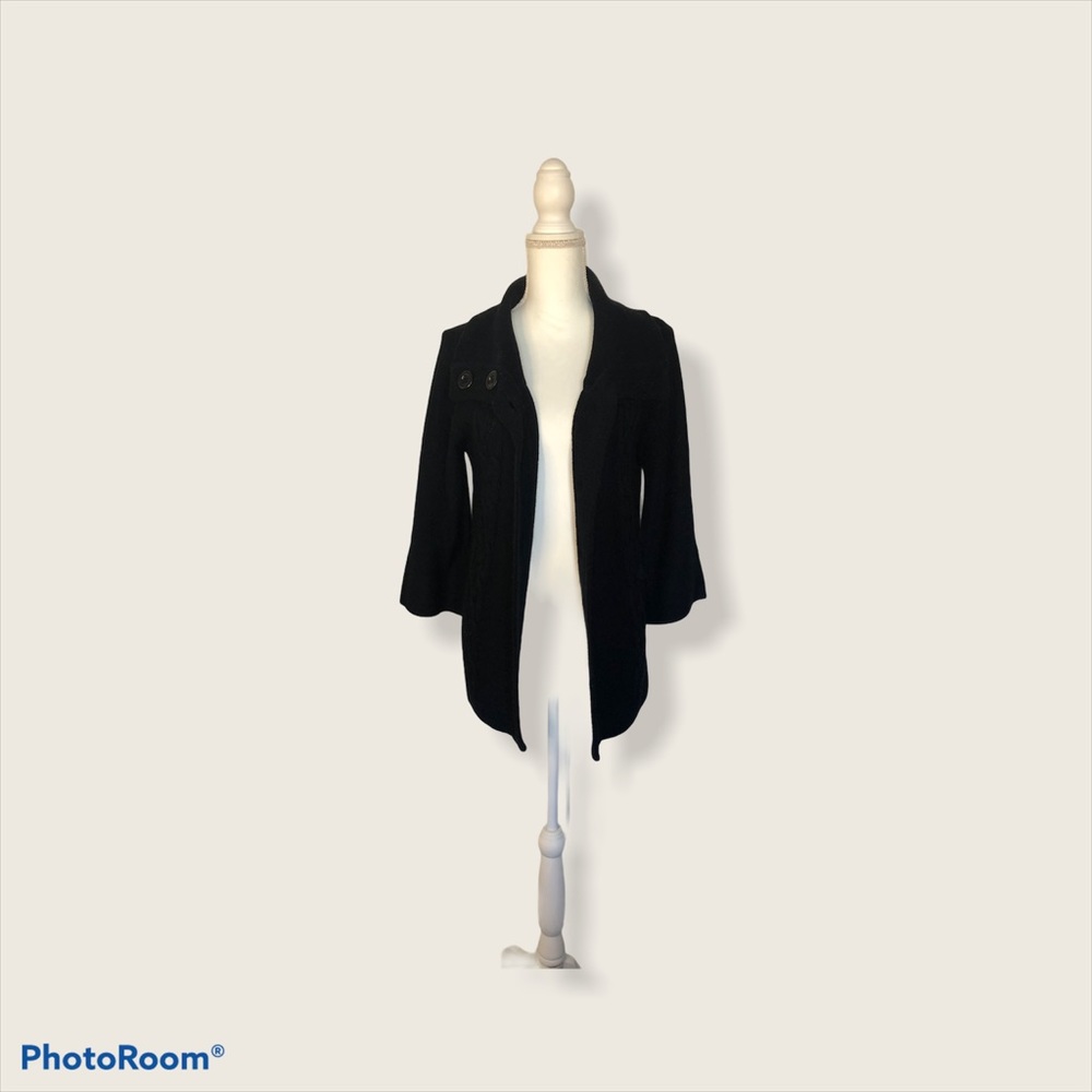 Women’s. Black cardigan.  Size large